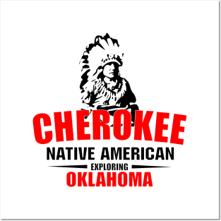 Cherokee Indian First American Nation Posters and Art